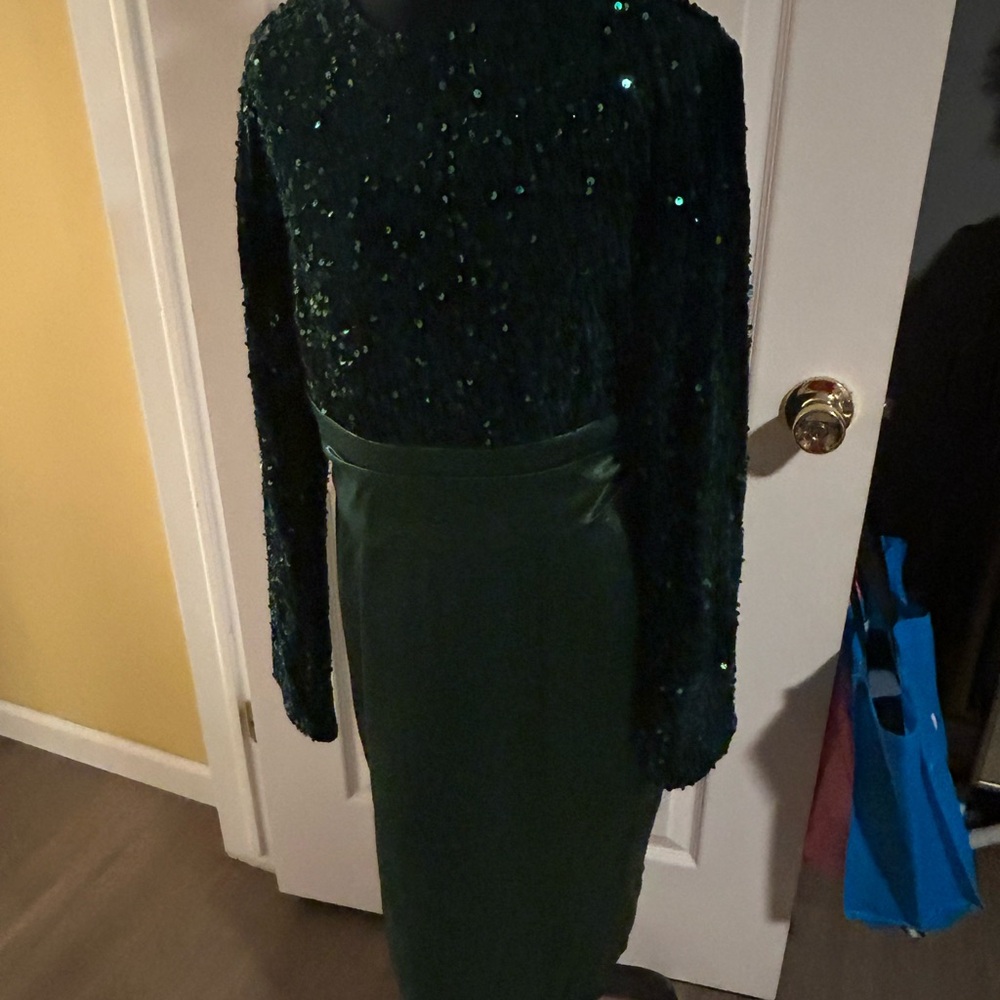 Elegant Green Sequin Dress bust size 40